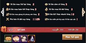 Webgame Lục Mạch Thần Kiếm – Đặc Quyền VIP Webgame Lục Mạch Thần Kiếm – Đặc Quyền VIP