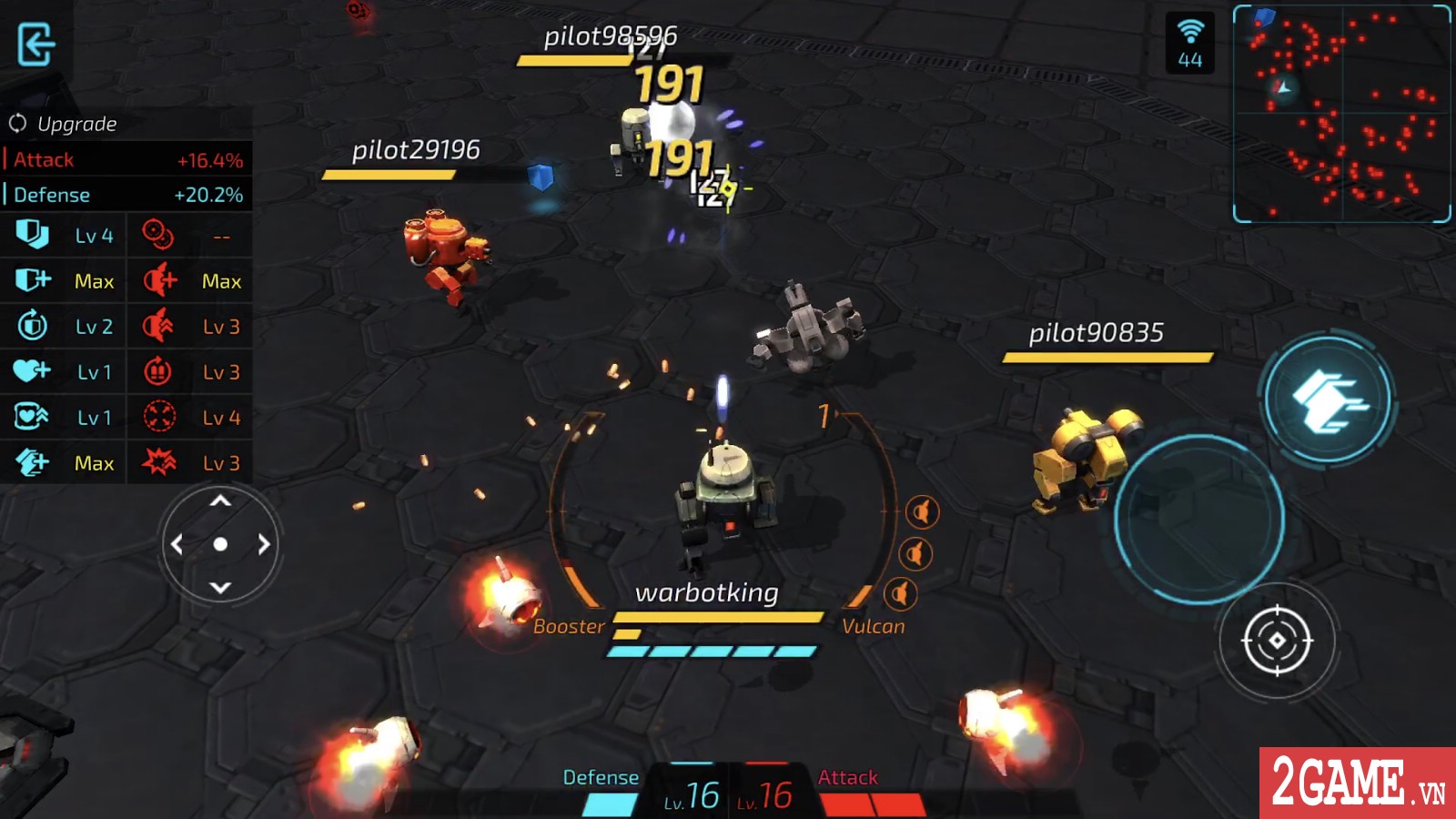 Warbot.io – Game sinh tử chiến hỗ trợ 100 người chơi trên cùng một bản đồ