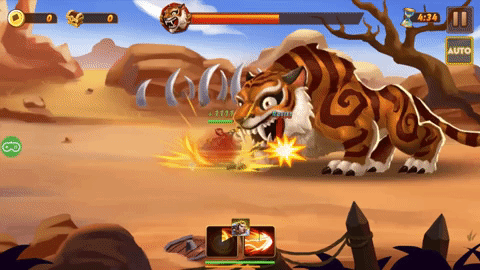 Anh hùng Võ Tòng đả hổ được khắc họa oai phong trong game Hảo Hán Ca Mobile