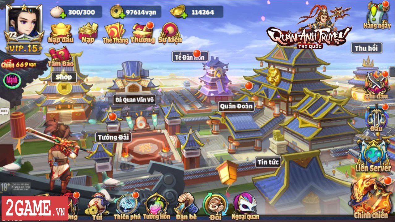 SohaGame ra mắt game mới Tam Quốc Quần Anh Truyện