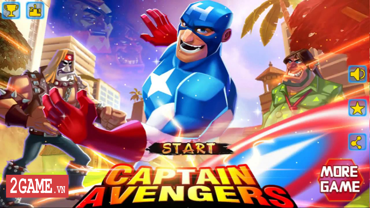 Battle of Superheroes: Captain Avenger – Game hành động cực nhộn lấy đề tài siêu anh hùng
