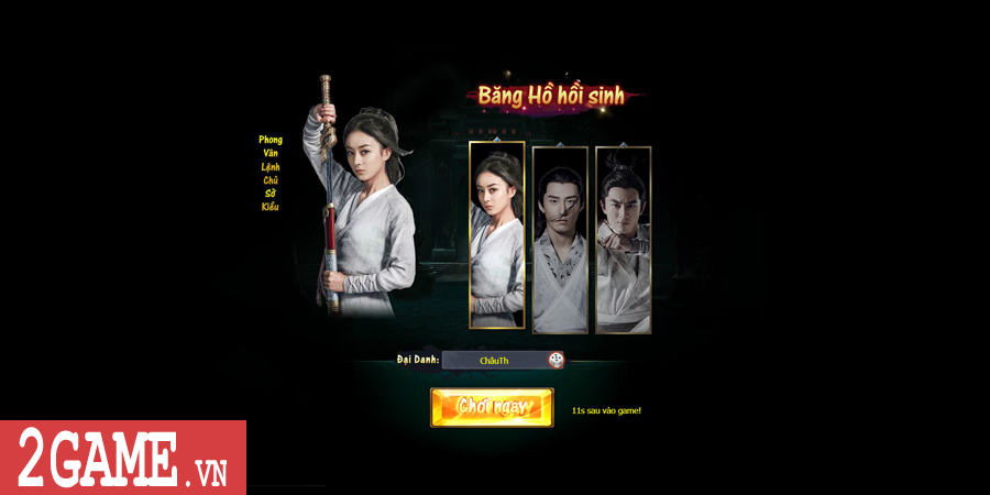 Webgame Sở Kiều giúp người chơi đến gần hơn với các nhân vật trong phim