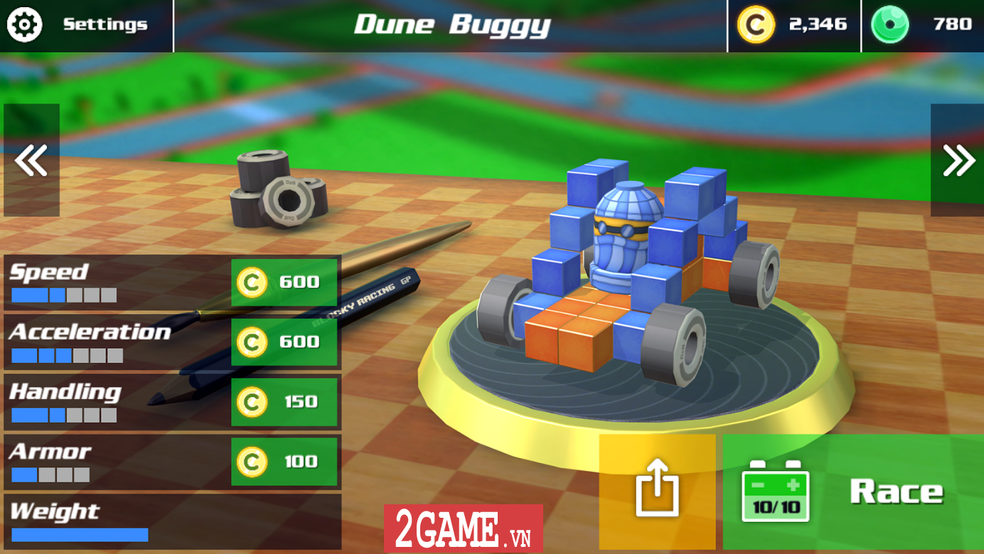 Blocky Racing – Phiên bản game đua xe thú với đồ họa ngộ nghĩnh