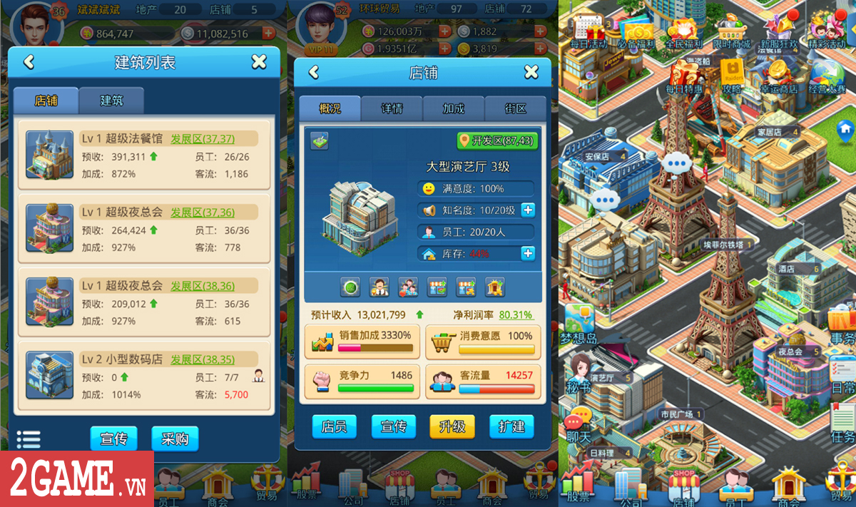Big City H5 – Game đa nền tảng dạy người chơi cách làm giàu