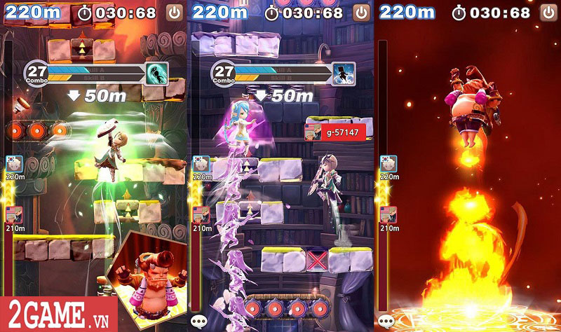 Jump Arena - Game thiên về PK với chỉ một thao tác chạm nhảy liên tục 3