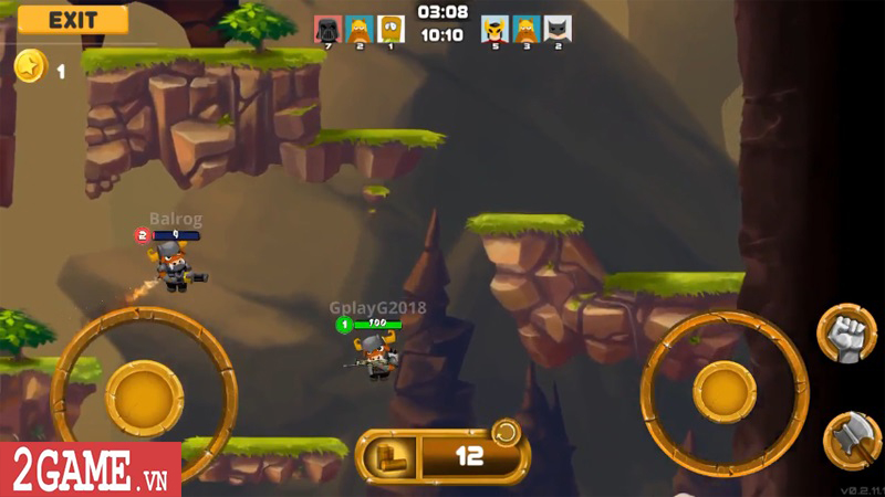 Brawl Of Heroes – Game MOBA bắn súng 2D màn hình ngang đậm tính giải trí
