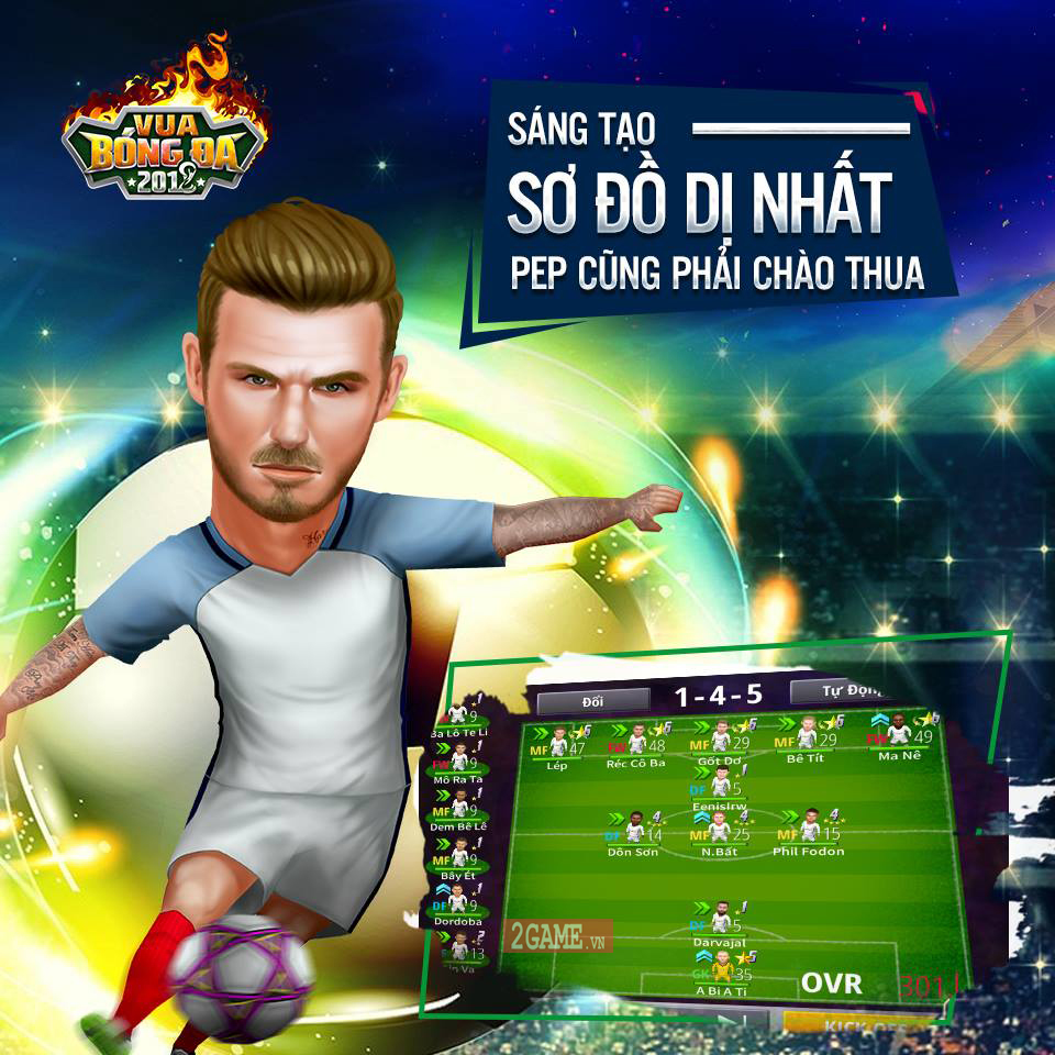 Vua Bóng Đá 2018 - Game quản lý bóng đá 3D cập bến Việt Nam 1