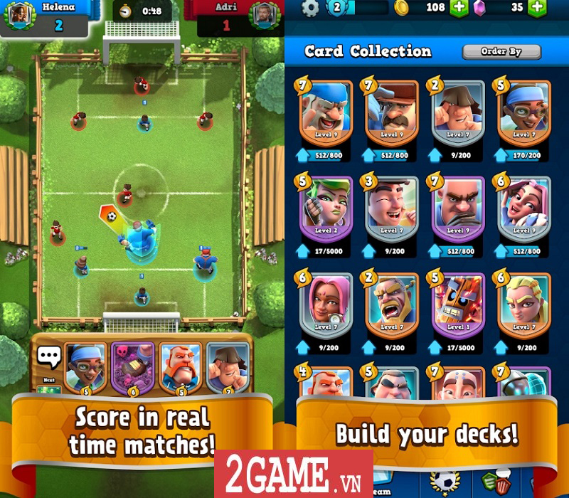 Soccer Royal – Game “lai” giữa thể loại bóng đá và chiến thuật “nhái” theo Clash Royale