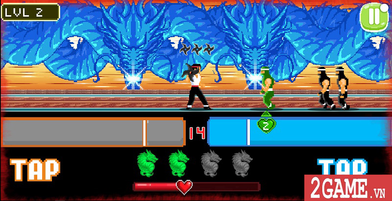Kung Fu H5 - Cảm giác như được quay lại thời chơi game điện tử 4 nút 4