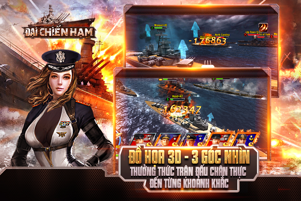 Game chiến thuật Đại Chiến Hạm 3D định ngày ra mắt tại Việt Nam