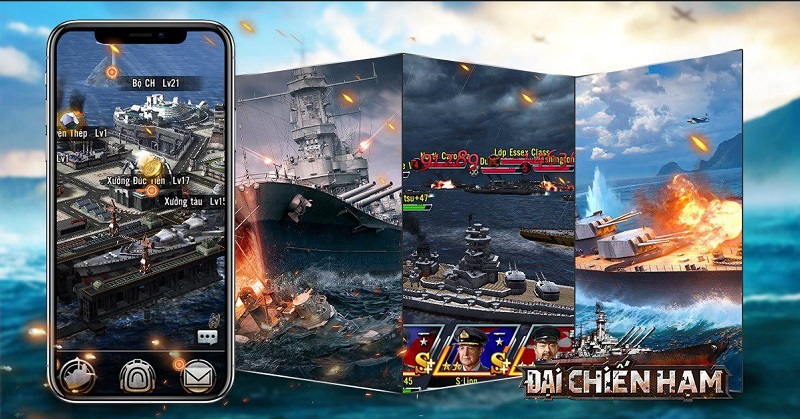 Đại Chiến Hạm 3D – Game chiến thuật 3D bối cảnh Thế Chiến xuyên đại dương cực lôi cuốn