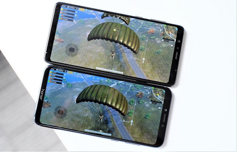 Đại chiến PUBG Mobile trên SamSung A8 và Honor Play