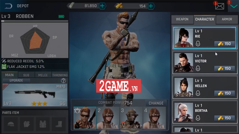 Final Warfare – Game bắn súng chiến thuật cho phép bạn điều khiển cùng lúc 4 nhân vật tham chiến