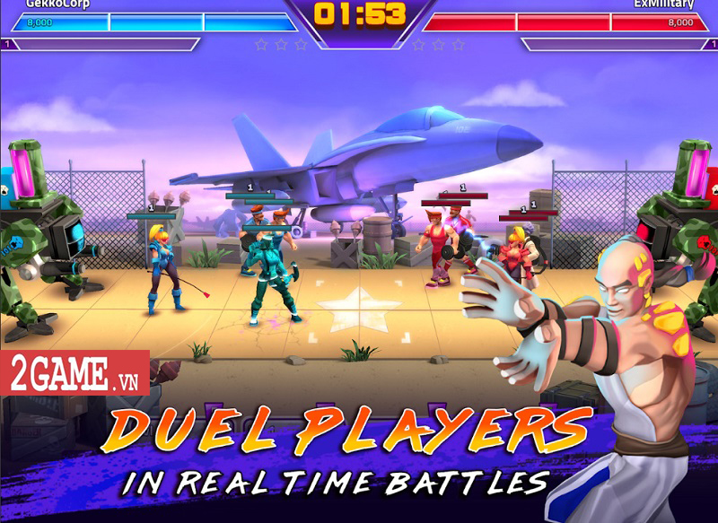 Rumble Heroes – Game PvP thời gian thực bối cảnh thập niên 80