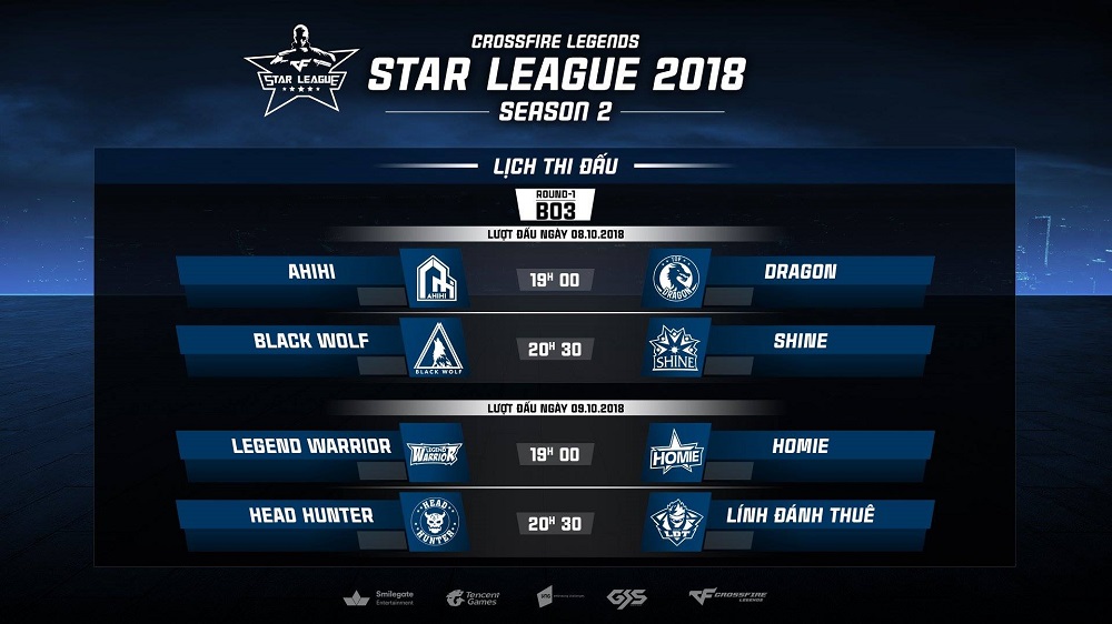 CrossFire Legends Star League – Giải đấu danh giá cho 8 đội tuyển chuyên nghiệp hàng đầu Việt Nam