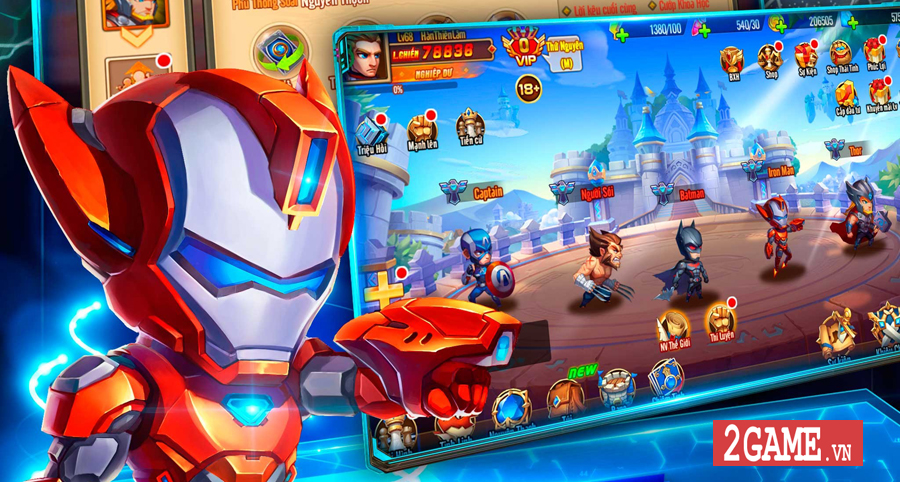 Đấu Trường Anh Hùng Mobile – Game về vũ trụ điện ảnh Marvel cập bến Việt Nam