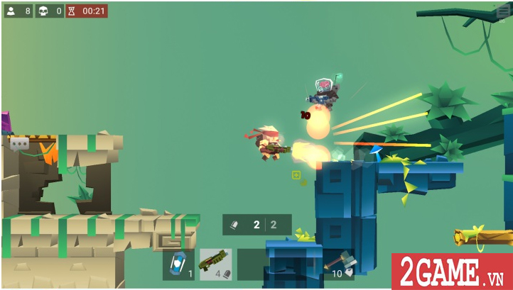 Bullet League – Game mobile sinh tồn sử dụng đồ họa 2D cuộn cảnh độc đáo