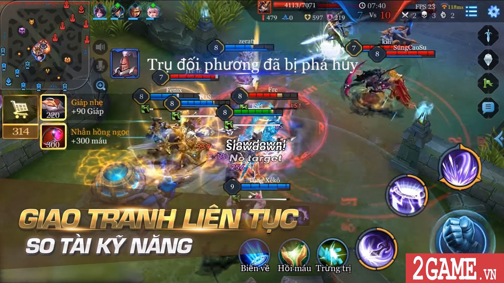 Top 5 game MOBA cho di động đang thu hút đông đảo giới game thủ Việt