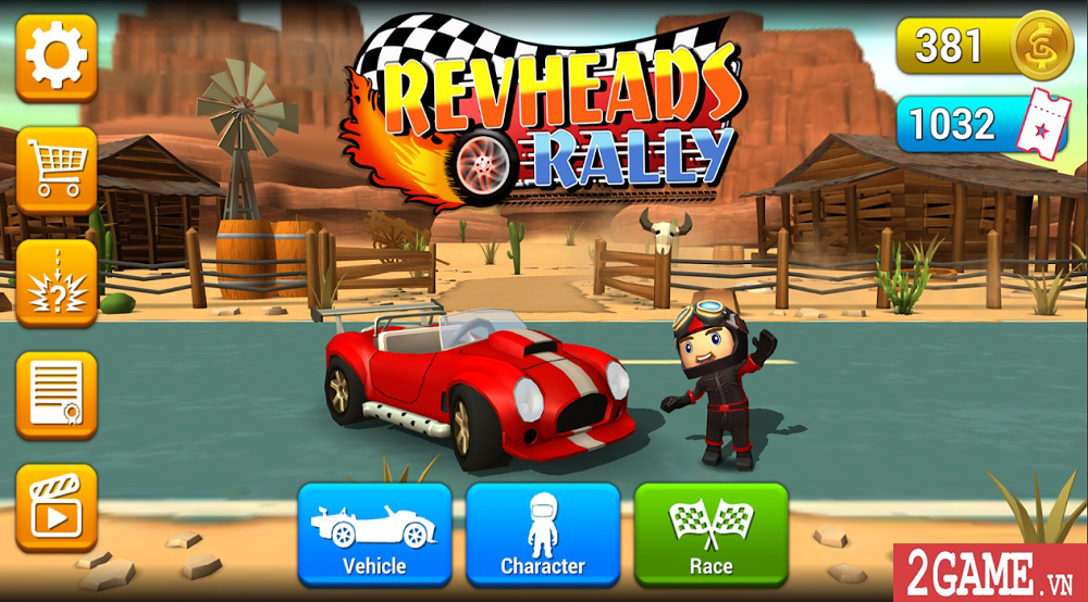 Rev Heads Rally – Một phiên bản khác của Mario Kart với phong cách đồ họa vui nhộn