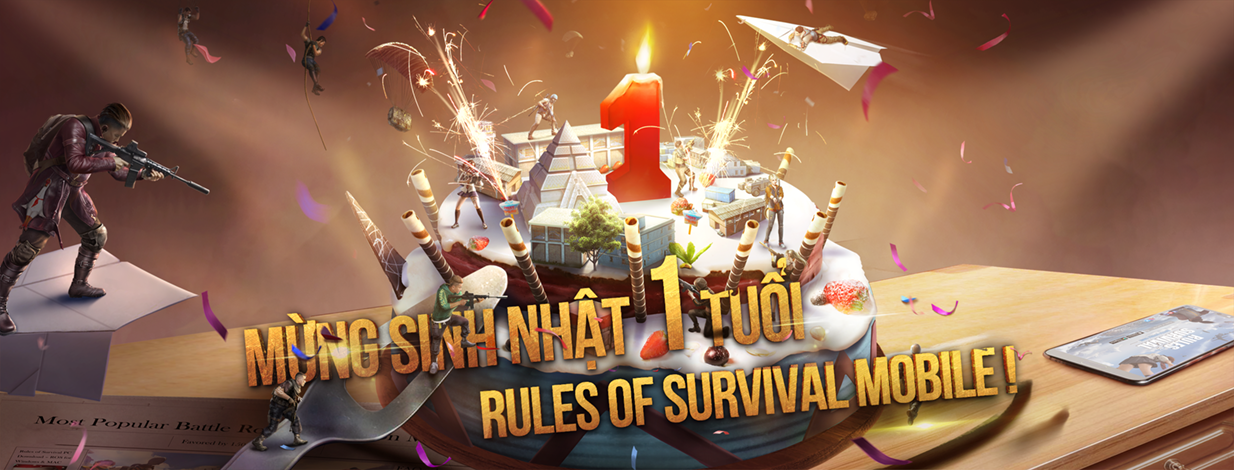 NPH VNG sẽ tổ chức offline mừng sinh nhật 1 tuổi cho Rules Of Survival cuối tuần này