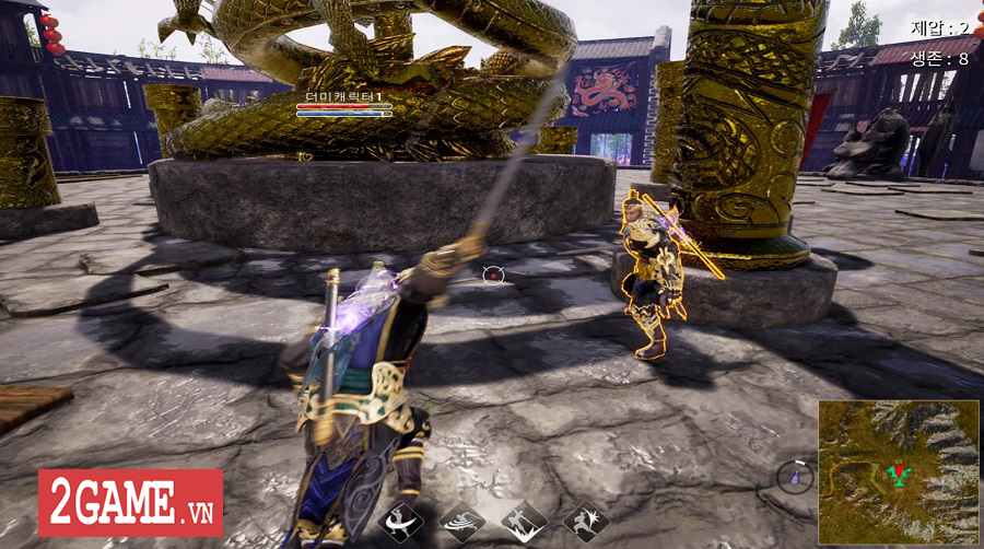 9Dragons : Kung Fu Arena – Game online kiếm hiệp sinh tồn đã cho tải trước bản demo