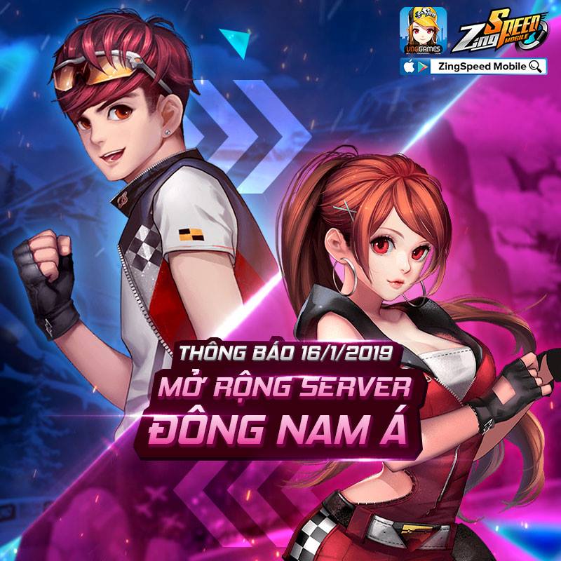ZingSpeed Mobile Việt Nam mở thi đấu liên server với các game thủ quốc tế
