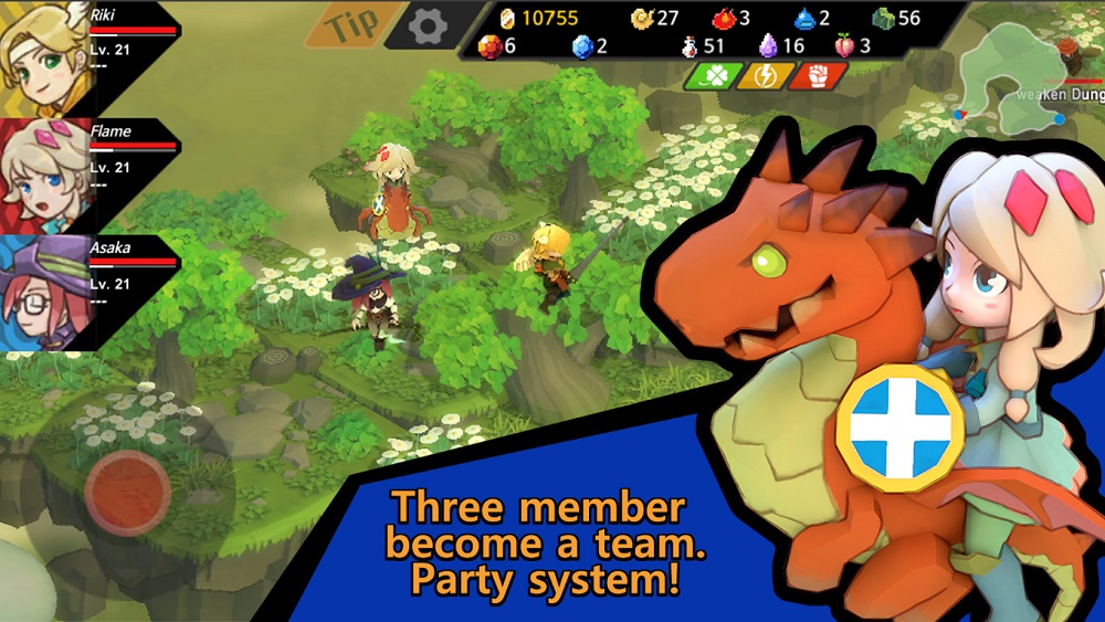Dragon Cloud – Game nhập vai không chiến có đồ họa đáng yêu và lối chơi đơn giản