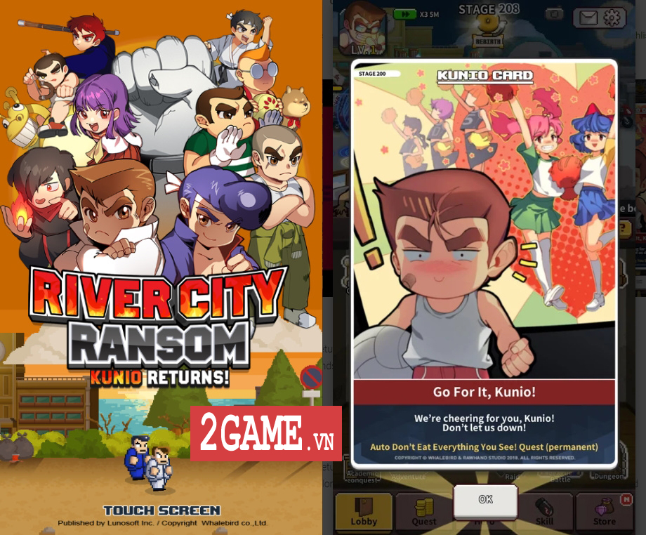 River City Ransom: Kunio returns – Game nhập vai phong cách Retro với hệ thống chiến đấu tự động tiện lợi