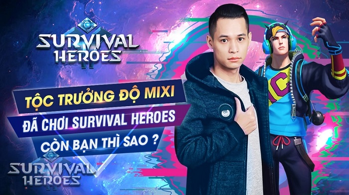 Độ Mixi và Vanh Leg khiến cộng đồng Survival Heroes Việt Nam hào hứng