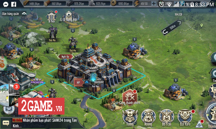 Game thủ Tam Quốc Vương Giả đắm chìm trong chuỗi nhiệm vụ xây thành, điều binh 8 Game thủ Tam Quốc Vương Giả đắm chìm trong chuỗi nhiệm vụ xây thành, điều binh 8