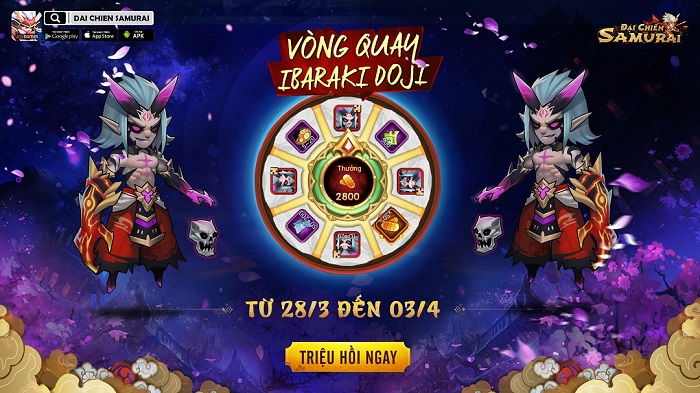 Thức thần lừng lẫy Nhật Bản đã cập bến game Đại Chiến Samurai Mobile 7 Thức thần lừng lẫy Nhật Bản đã cập bến game Đại Chiến Samurai Mobile 7