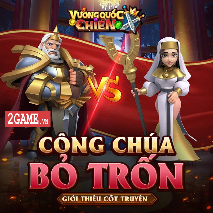 Game lai giữa chiến thuật và xếp kim cương Vương Quốc Chiến ra mắt bản tiếng Việt 1