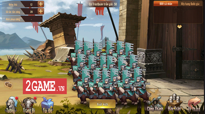 Người chơi Đông Chu Liệt Quốc Mobile được va chạm từ Quân Đoàn chiến cho đến Quốc chiến