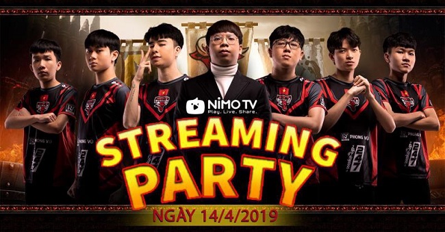Nimo TV tạo cơ hội cho người hâm mộ giao lưu với team vô địch VCS Mùa Xuân 2019 – Phong Vũ Buffalo