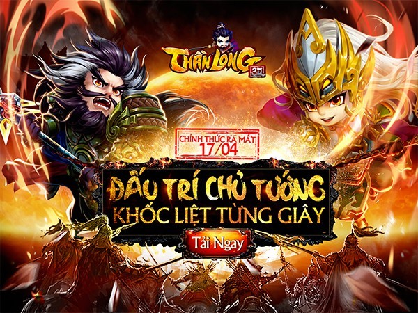Tặng 555 giftcode game Thần Long 3Q Mobile