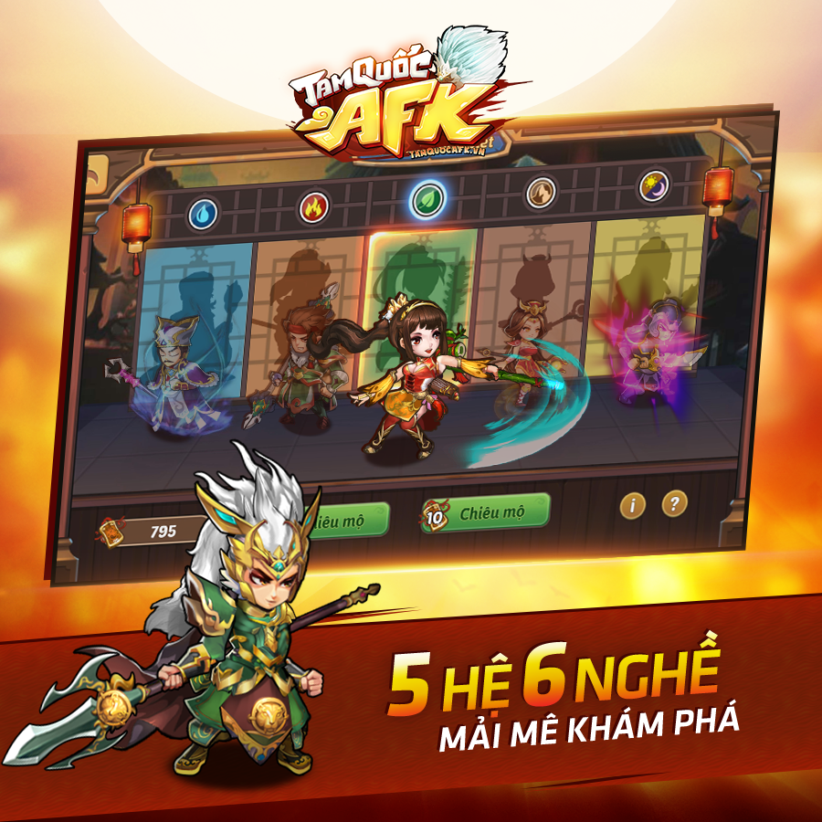 Tam Quốc AFK - Tựa game online khuyến khích người chơi cày ít thôi ra mắt game thủ Việt 3