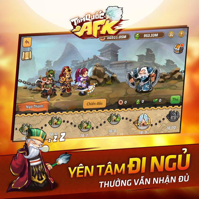 Tam Quốc AFK - Tựa game online khuyến khích người chơi cày ít thôi ra mắt game thủ Việt 4