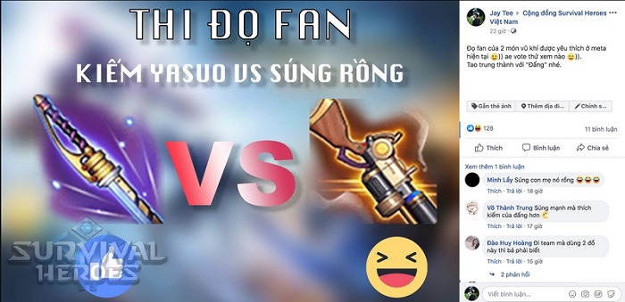 Survival Heroes Việt Nam và trào lưu mang tên Survival Heroes Việt Nam và trào lưu mang tên