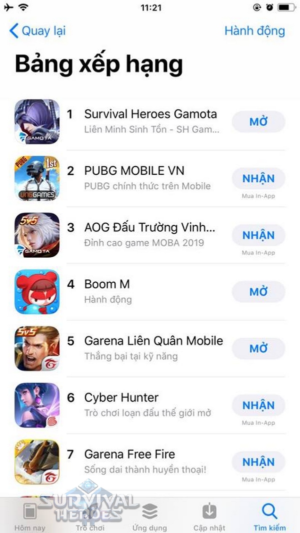 Survival Heroes Việt Nam và trào lưu mang tên Survival Heroes Việt Nam và trào lưu mang tên