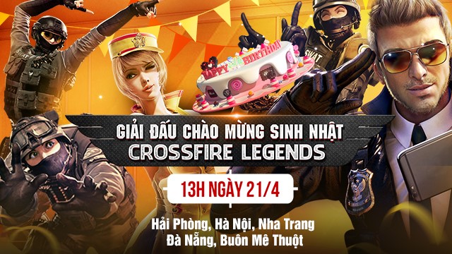 Crossfire Legends tiến hành tổ chức giải đấu Offline khắp 5 tỉnh thành