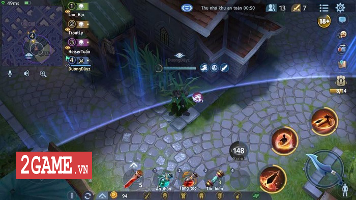 Cách giành TOP 1 cho những game thủ Survival Heroes Việt Nam yêu thích lối chơi du kích 1 Cách giành TOP 1 cho những game thủ Survival Heroes Việt Nam yêu thích lối chơi du kích 1