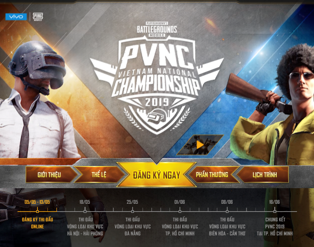 Giải đấu PVNC 2019 đem đến cơ hội thi đấu cho người yêu thích PUBG Mobile