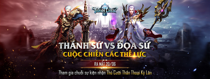 Thánh Chiến 3D – Game nhập vai thần thoại phương Tây chính thức đến tay game thủ Việt