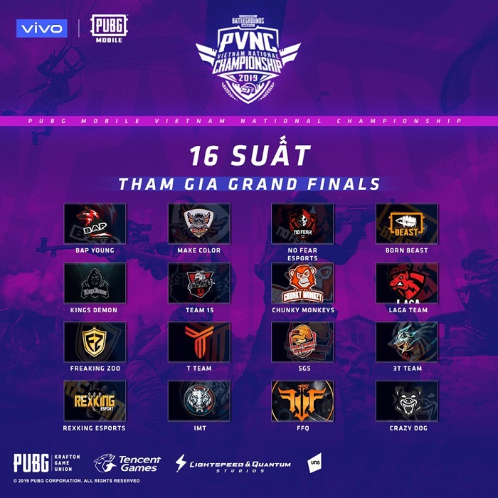 Giải đấu PVNC 2019 là môi trường thi đấu lý tưởng cho những đội tuyển PUBG Mobile Việt Nam muốn theo con đường chuyên nghiệp