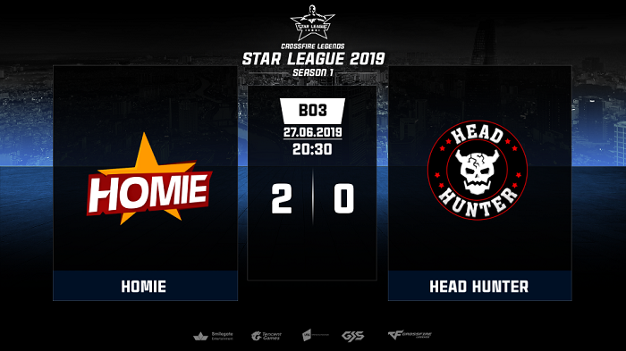 Head Hunter “ngã ngựa” trước Homie và mất suất đi tiếp tại CrossFire Legends Star League 2019