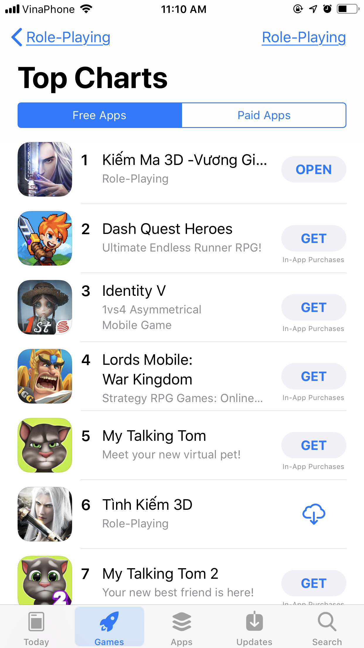 Kiếm Ma 3D Mobile đạt Top 1 lượt tải trên Appstore và Google Play khi còn chưa ra mắt