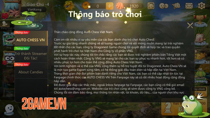Auto Chess ủy quyền cho VNG phát hành cả bản PC lẫn Mobile tại Việt Nam