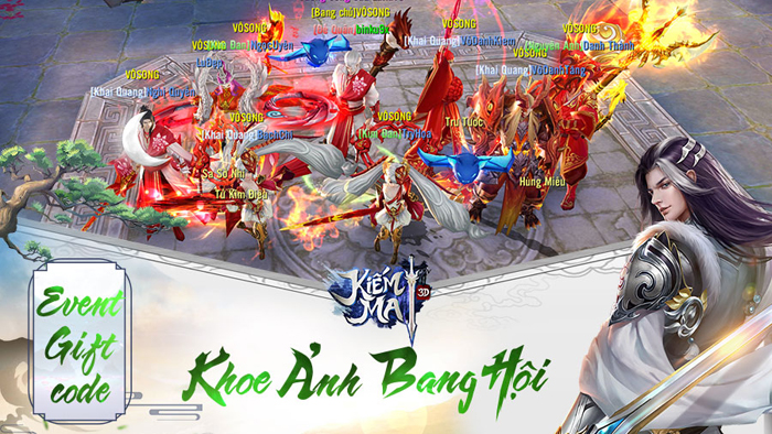 Game nhập vai Kiếm Ma 3D Mobile tổ chức sự kiện offline Bang hội nhận quà gấp Bội