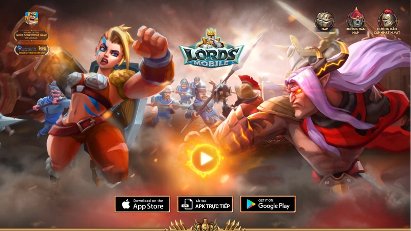 Gamota hợp tác với ông lớn IGG phát hành game Lords Mobile tại Việt Nam 1