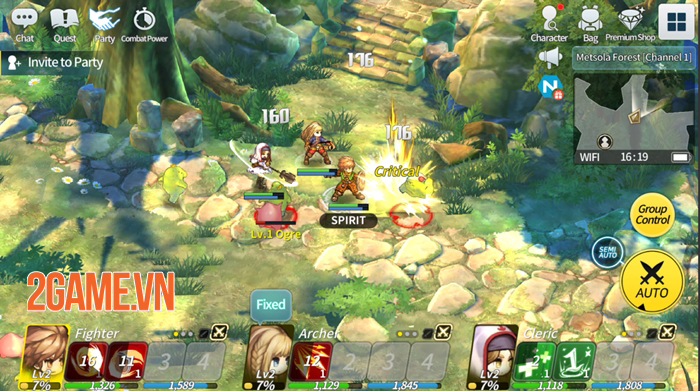 Spiritwish Mobile – MMORPG cho phép điều khiển 3 nhân vật cùng lúc